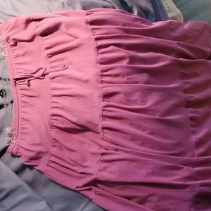 Garnet Hill elastic waist skirt